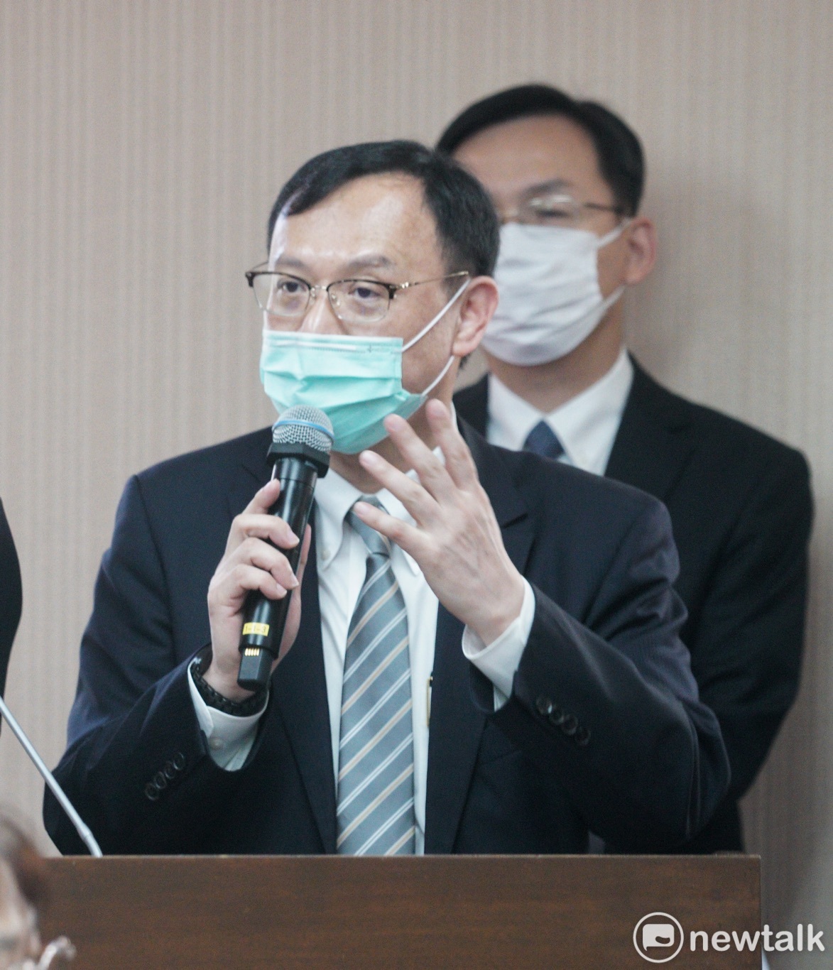 衛福部次長石崇良在立法院備詢。 圖：張良一／攝（資料照）