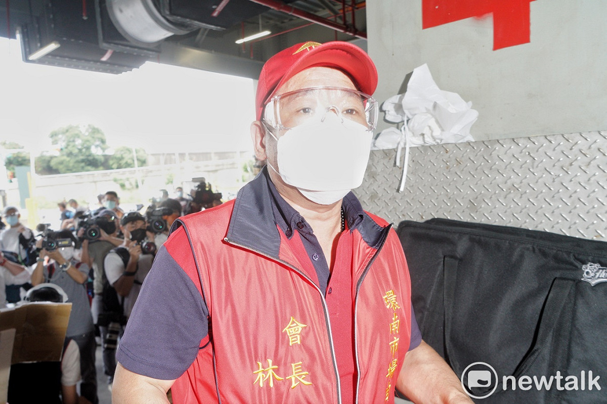 環南市場自治會長林勝東。 圖：張良一 / 攝