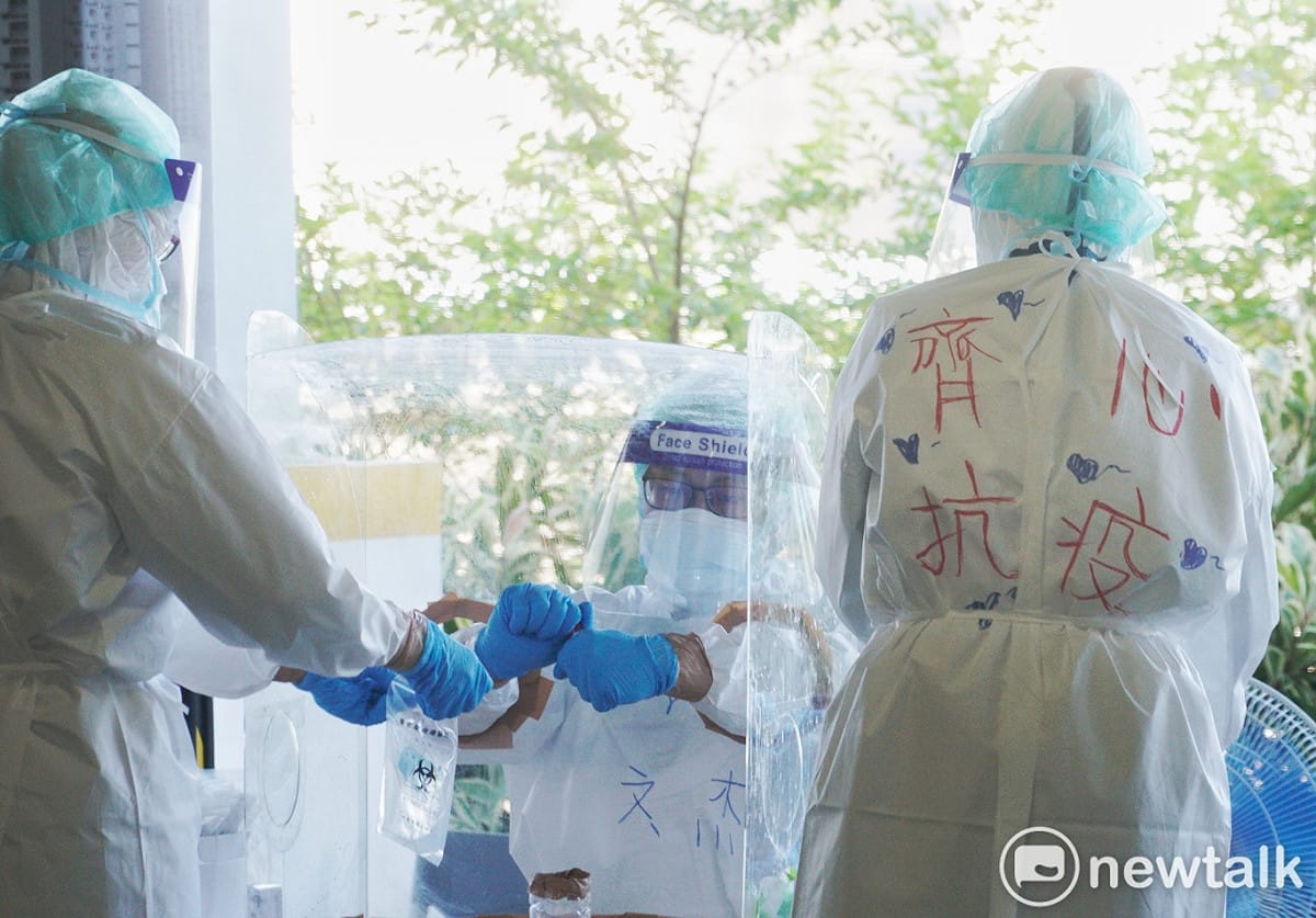 林氏璧表示Omicron感染者有25％會有腦霧的消息，仍有待查證。 圖：張良一 / 攝