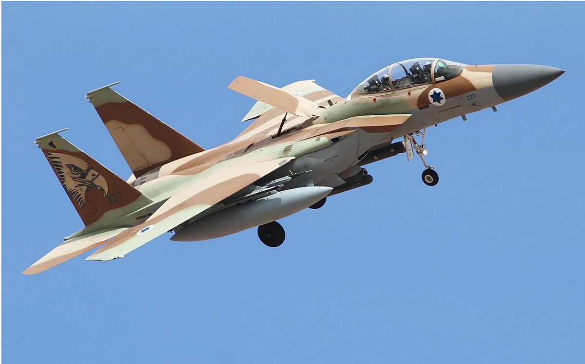 以色列F-15戰鬥機。 圖：翻攝自環球網