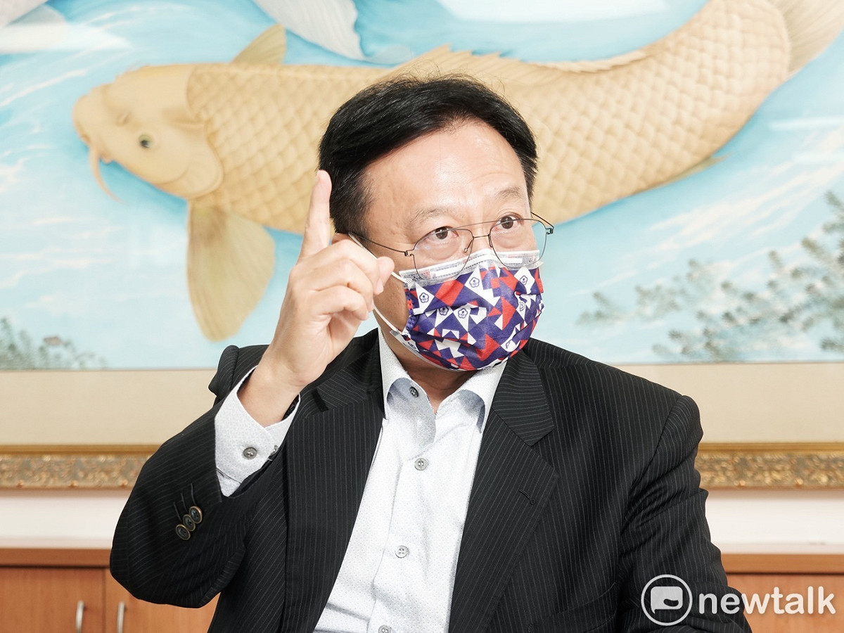 前彰化縣長卓伯源。 圖：張良一/攝
