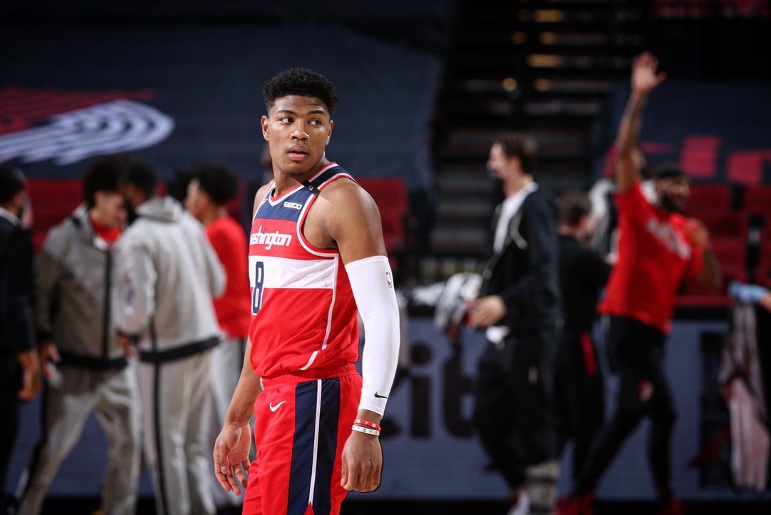 日本混血球星八村壘登《NBA 2K22》日本版限定封面。 圖：翻攝自八村壘IG