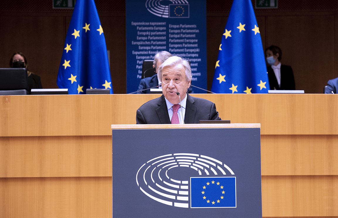 聯合國秘書長古特瑞斯（Antonio Guterres）。 圖：翻攝自Antonio Guterres推特（資料照）