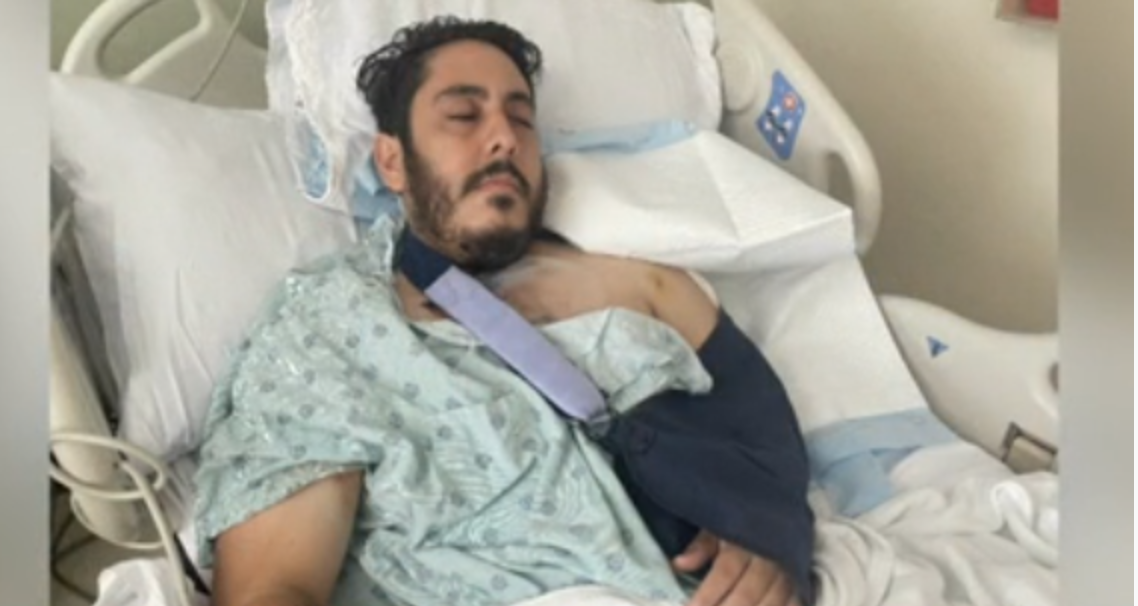 有名男子在美國德州（Texas）中了6槍，但等了一週仍無法進行手術。 圖：翻攝自環球網