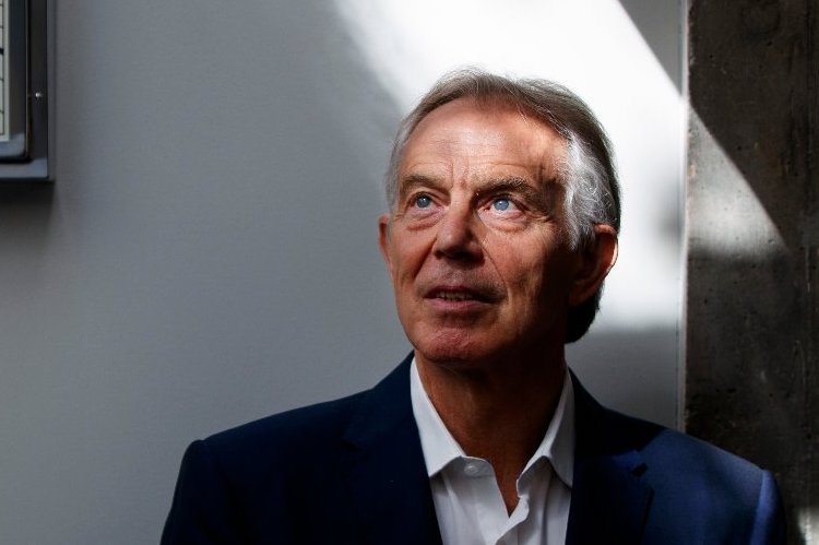 英國前首相布萊爾（Tony Blair）。 圖：翻攝推特
