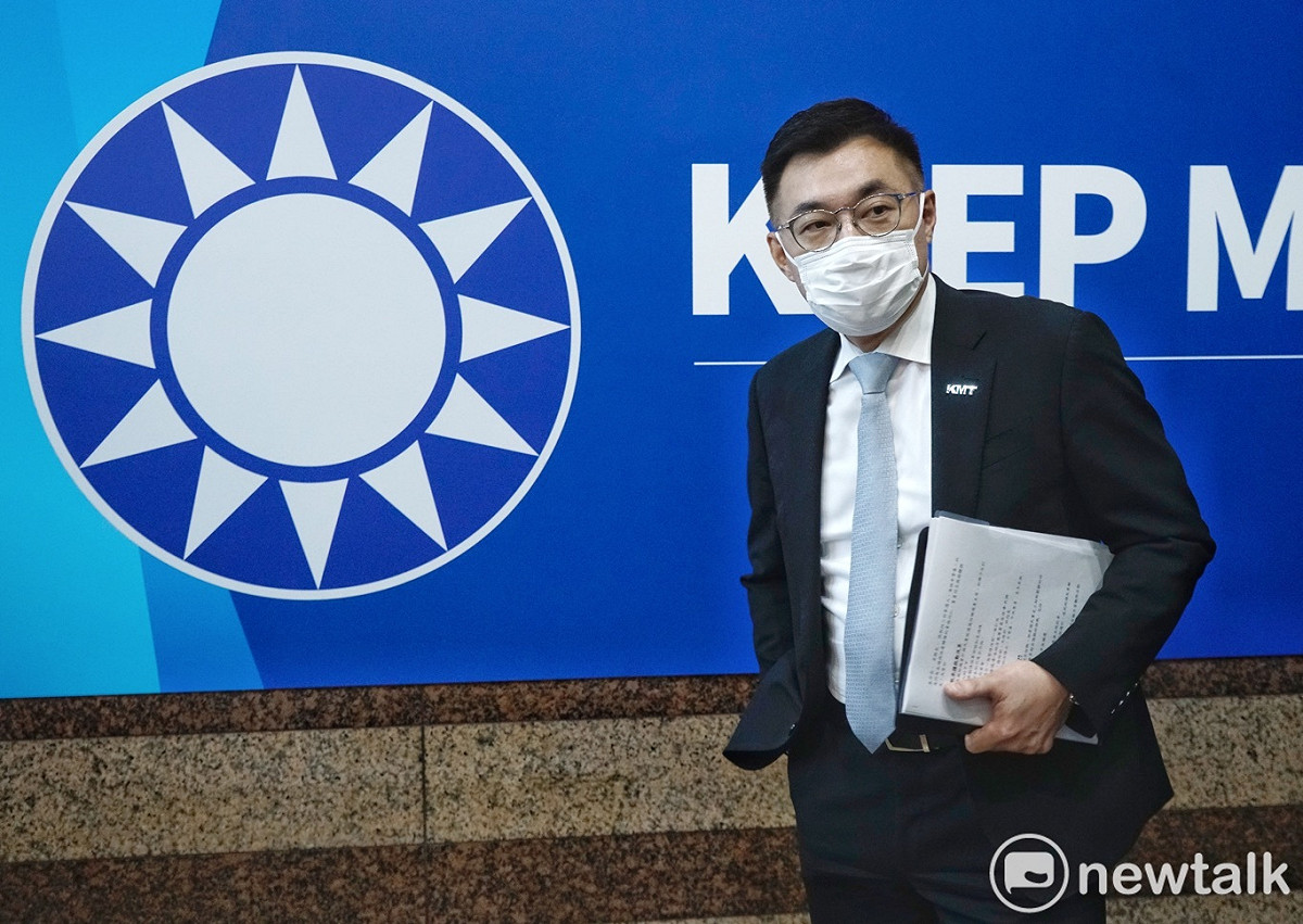 國民黨主席候選人江啟臣。 圖：張良一/攝
