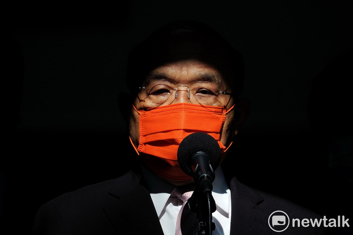 行政院長蘇貞昌在立法院受訪。 圖：張良一/攝
