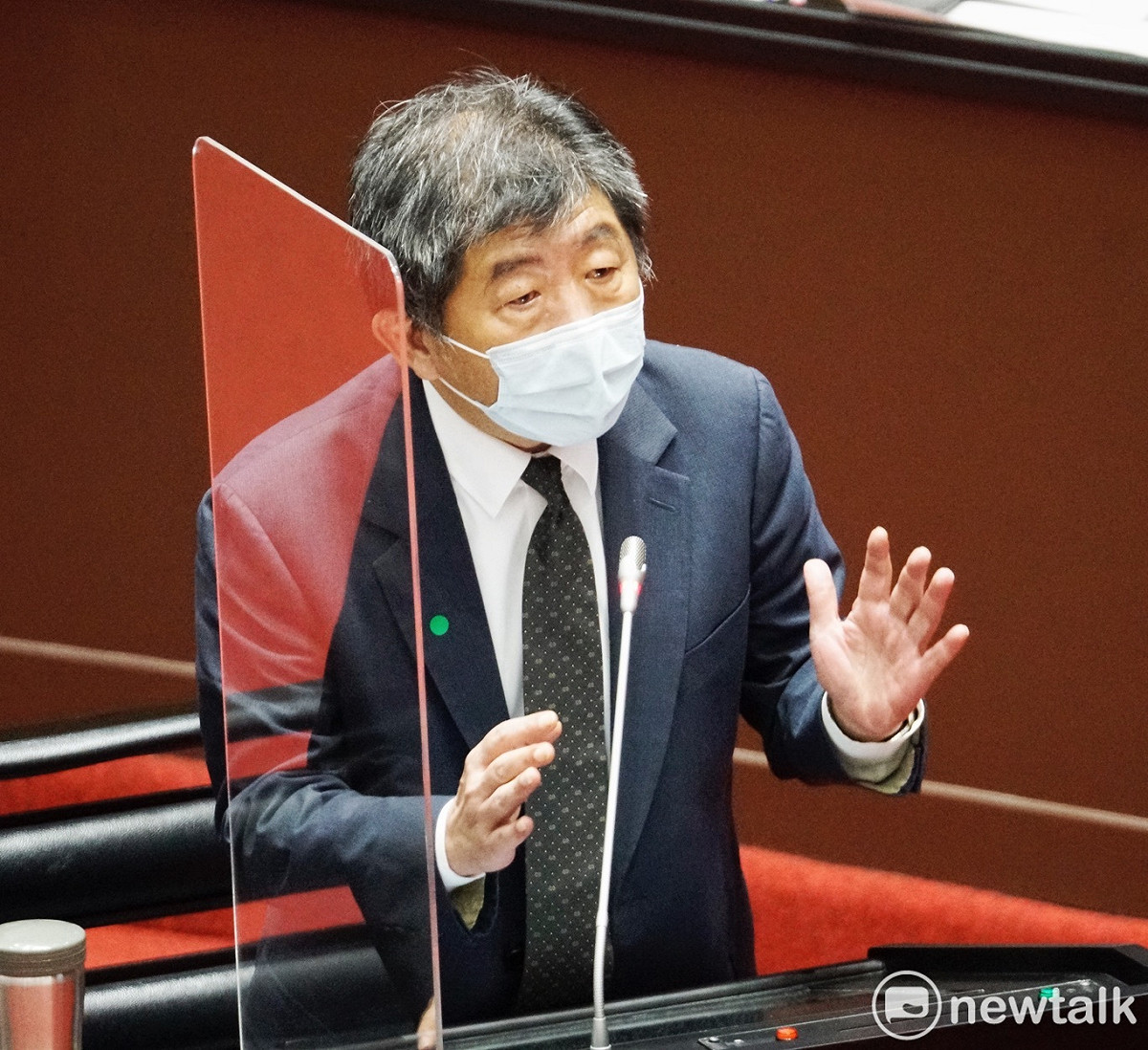 中央流行疫情指揮中心指揮官陳時中。 圖：張良一/攝（資料照）