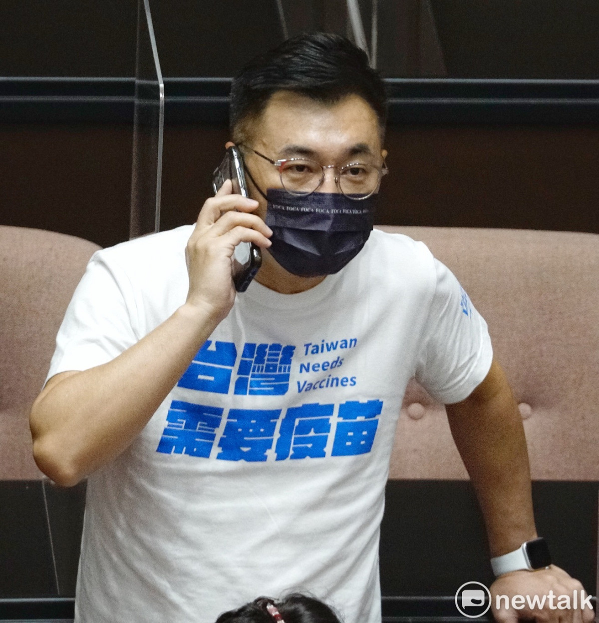 國民黨主席江啟臣。 圖：張良一/攝