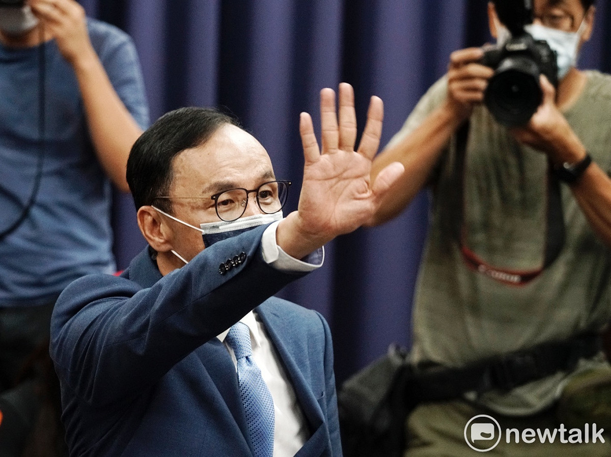 國民黨主席當選人朱立倫。 圖：張良一/攝