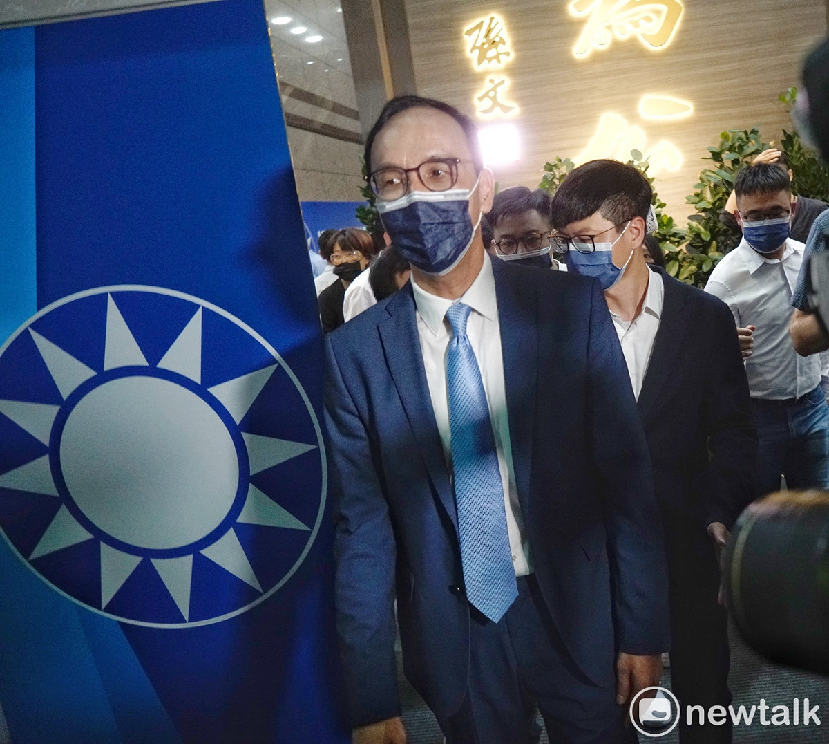 國民黨回應習近平紀念辛亥革命110週年談話，籲正視中華民國存在、尊重兩岸差異與台灣民意。圖為國民黨主席朱立倫。 圖：張良一/攝（資料照片）