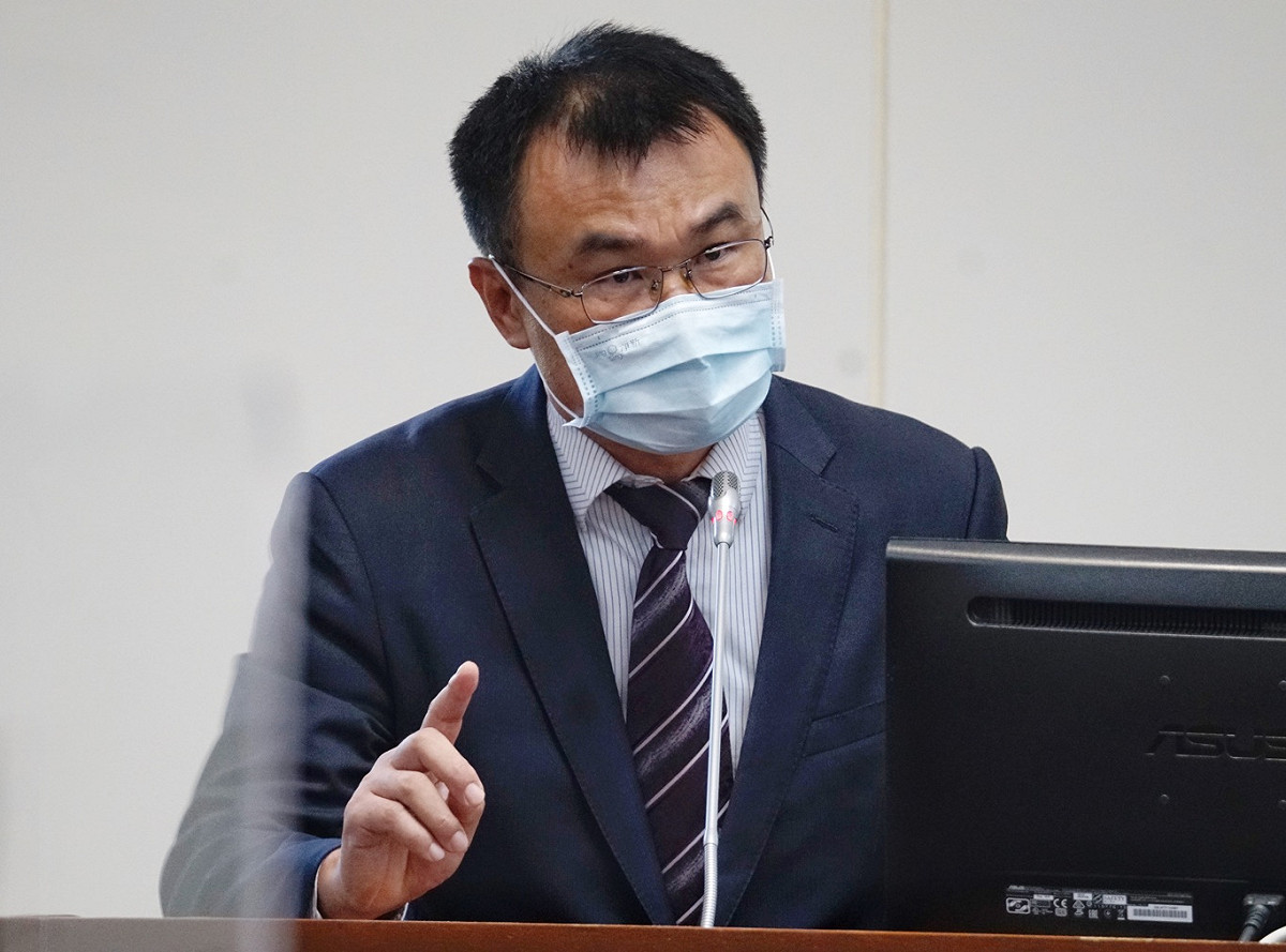 農委會主委陳吉仲在立法院經濟委員會備詢。 圖：張良一/攝