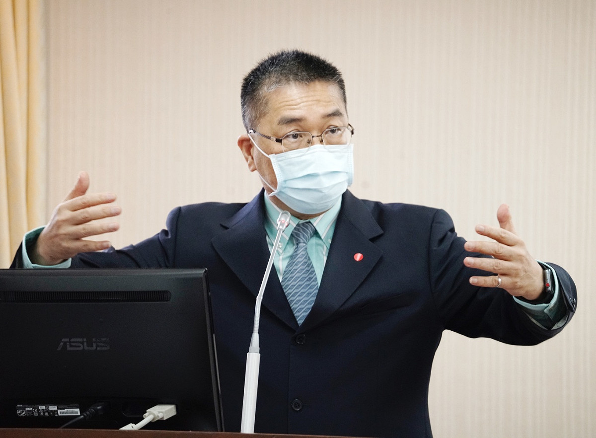 內政部長徐國勇在立院內政委員會備詢。 圖：張良一/攝
