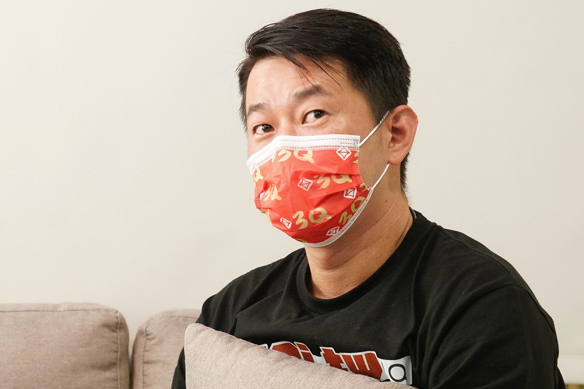 陳柏惟形容，他的人生如「專案型人生」，現在如同拍罷免案微電影。 圖：張良一/攝