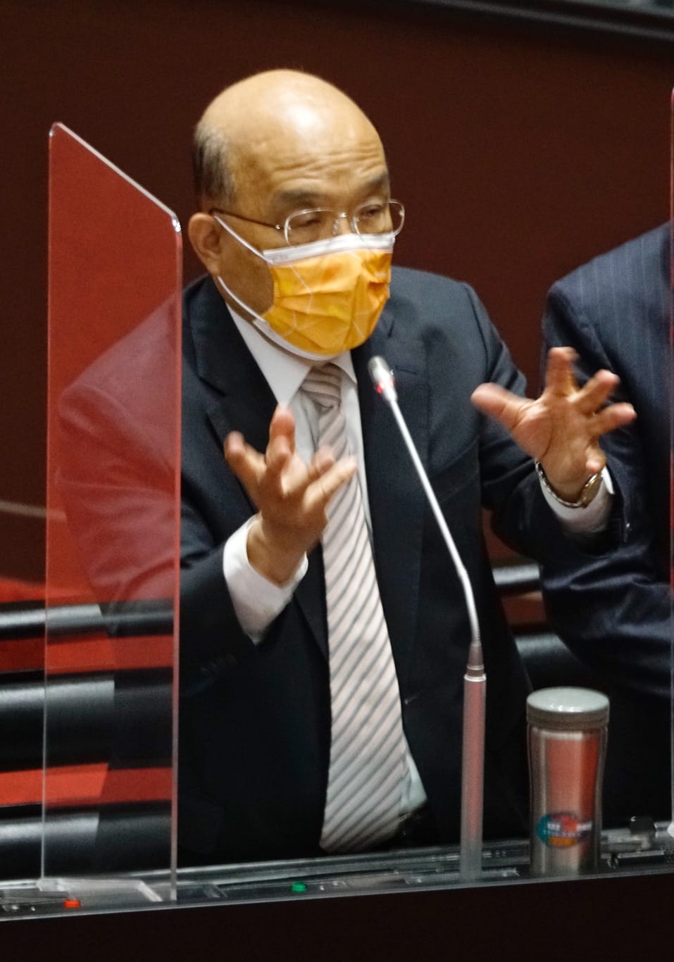 行政院長蘇貞昌在立院院會備詢。 圖：張良一/攝(資料照)
