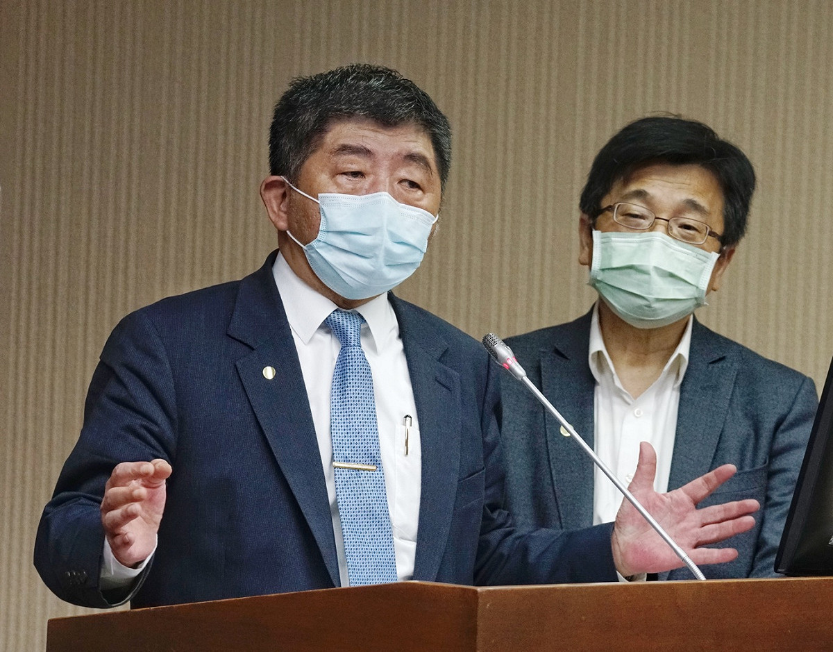 衛福部長陳時中在立院社福及衛環委員會備詢。 圖：張良一/攝