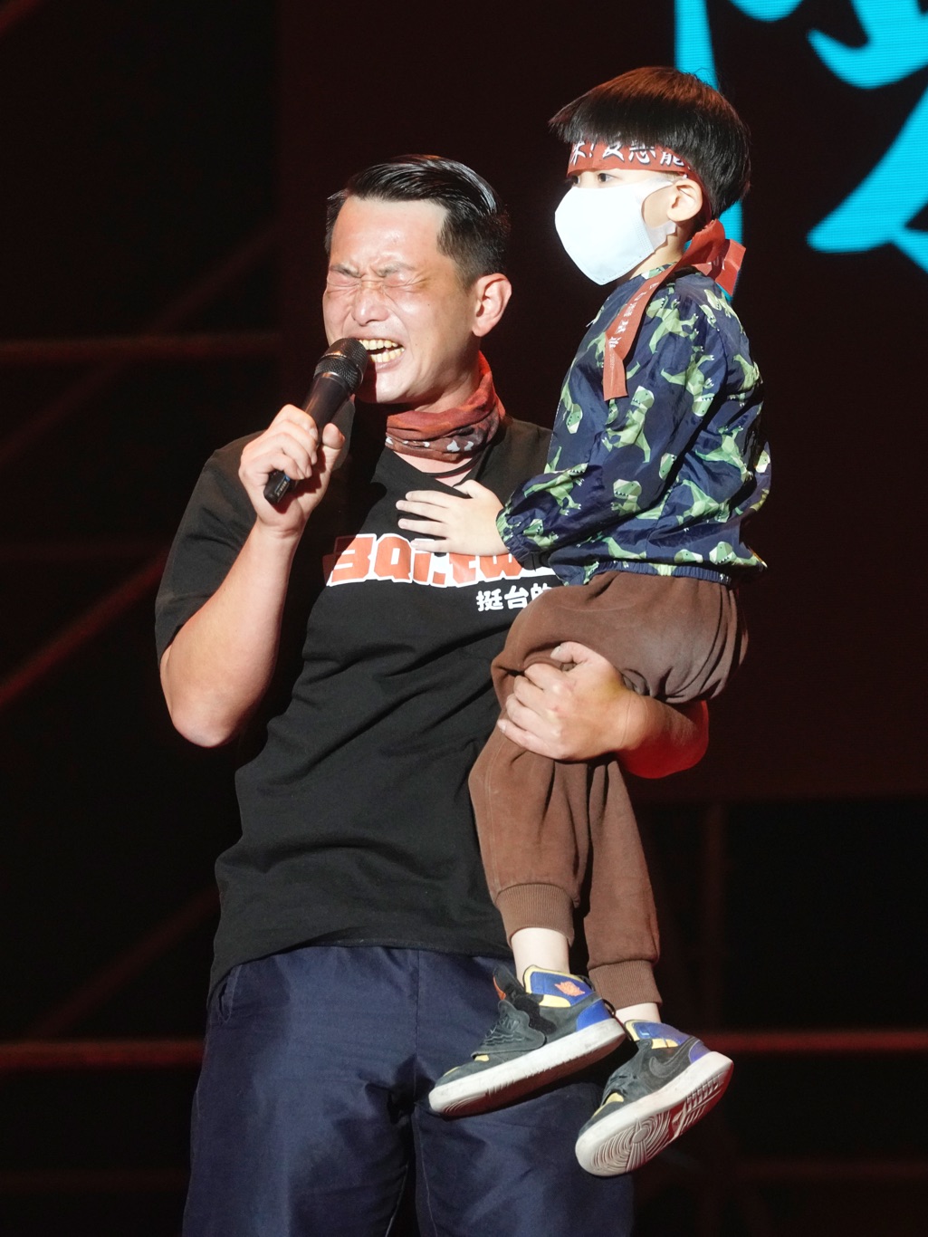 台灣基進立委陳柏惟在台灣民主轉骨湯音樂晚會中演說。 圖：張良一/攝（資料照片）