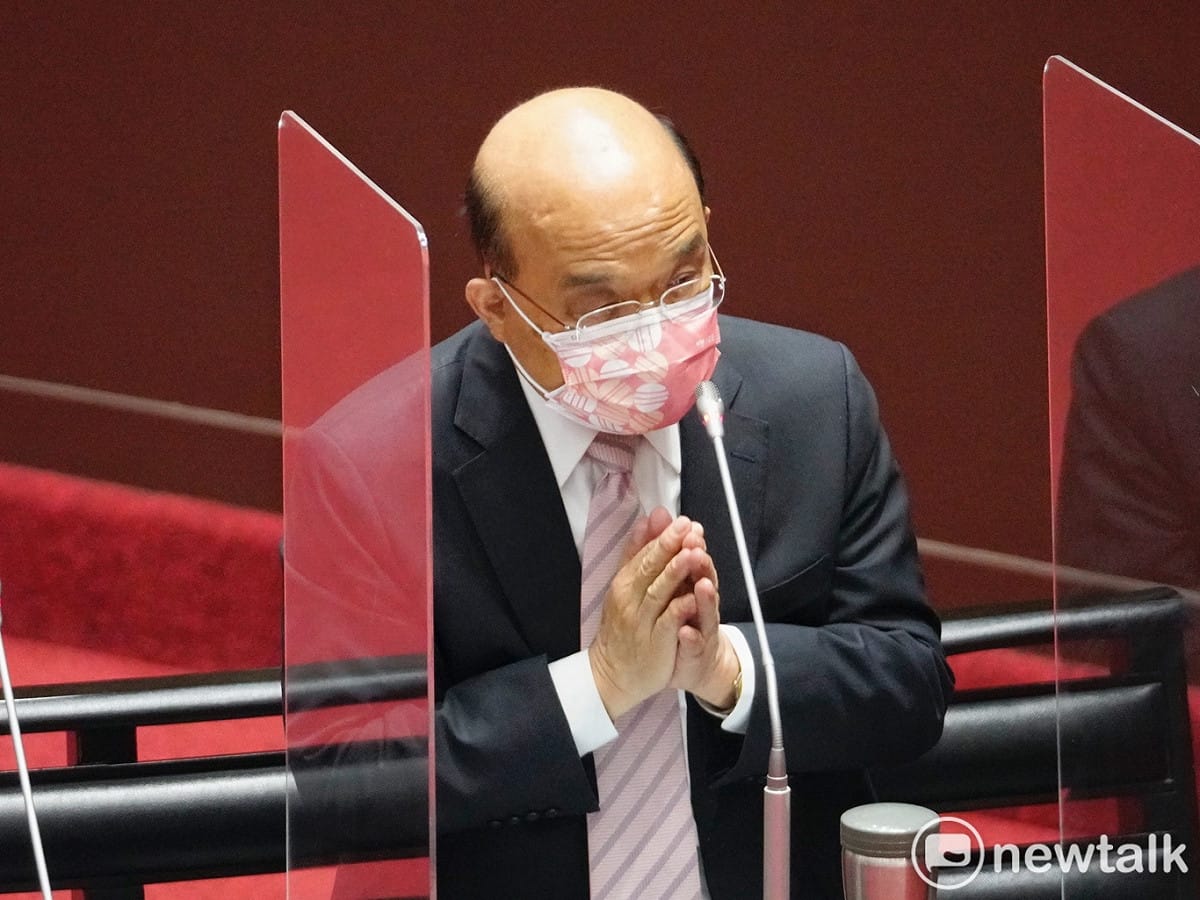國民黨立委指蘇貞昌2012帶頭反美牛，蘇貞昌7日受訪時表示：國民黨千萬不要萬了一黨之私，阻擋台灣走向國際、做國際貿易，並且破壞台美關係。 圖：張良一/攝