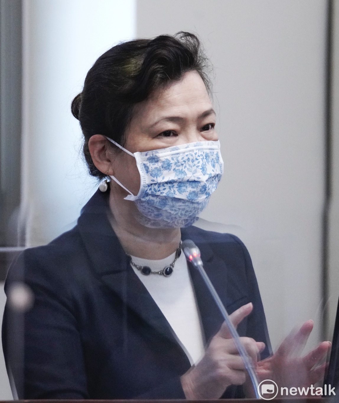 經濟部長王美花在立院經濟委員會備詢。 圖：張良一/攝（資料照）
