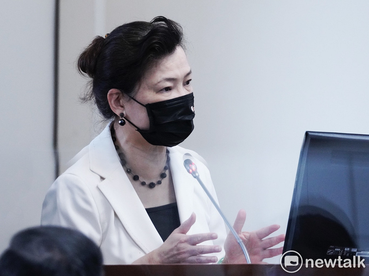 經濟部長王美花在立院經濟委員會備詢。 圖：張良一/攝（資料照片）