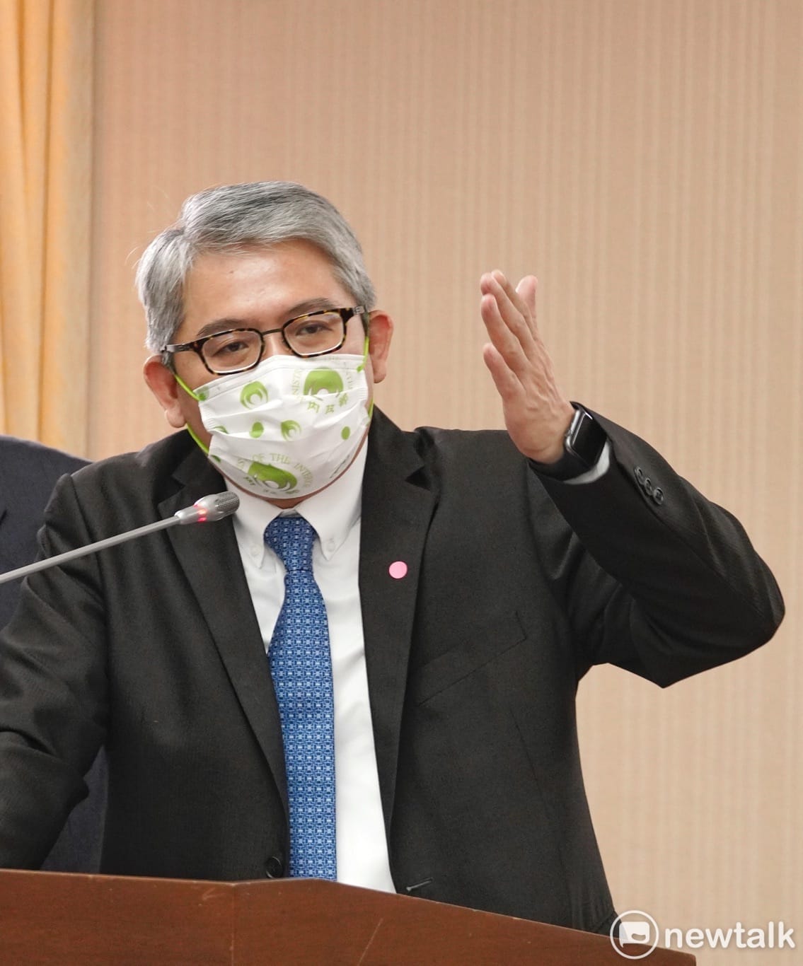 內政部次長花敬群。 圖：張良一/攝(資料照)