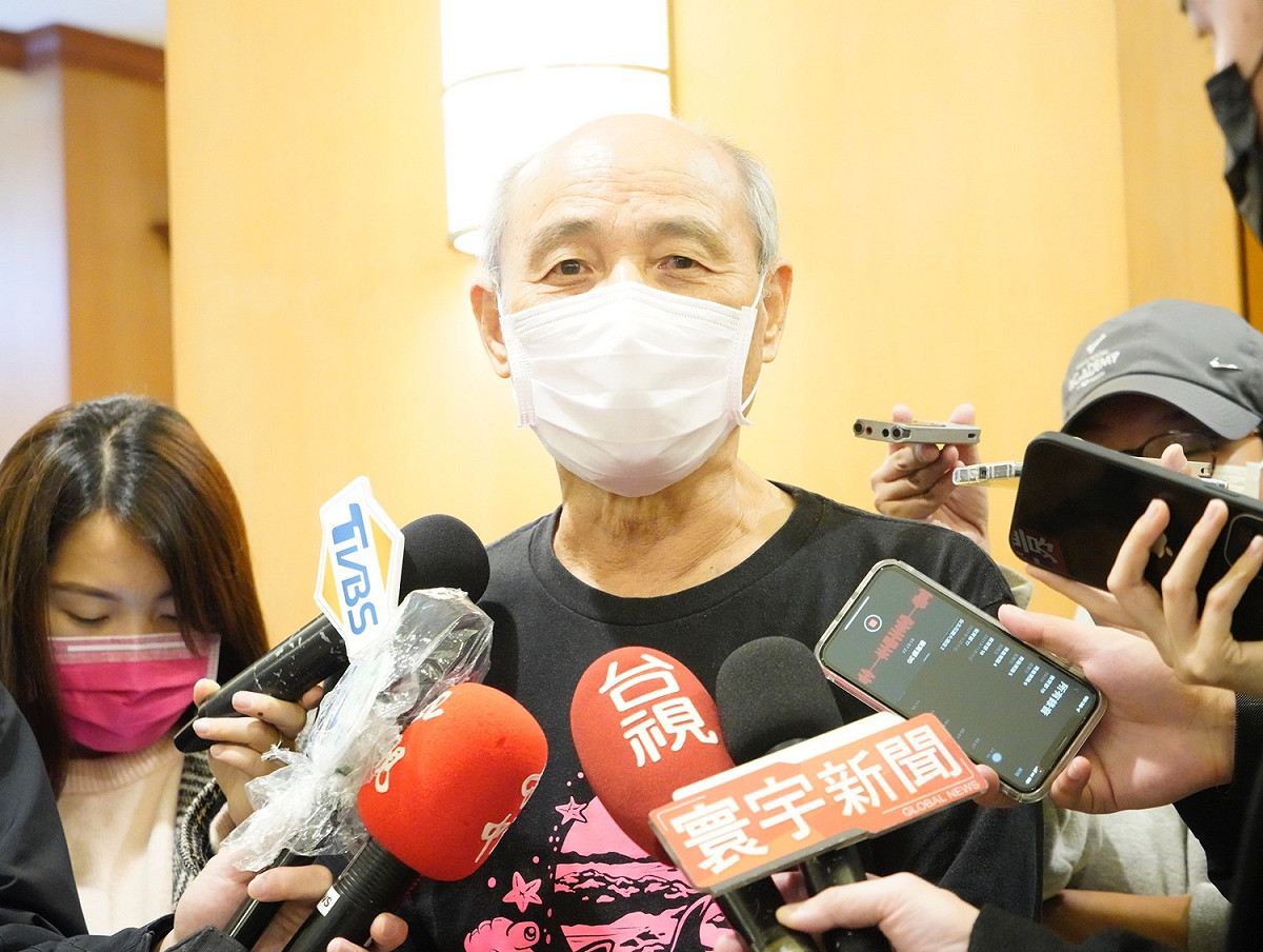 珍愛藻礁公投領銜人潘忠政。 圖：張良一/攝