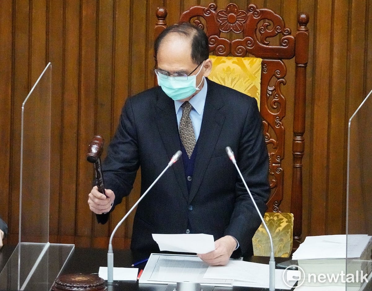 本會期共通過96個議案，圖為立法院長游錫堃。 圖：張良一 / 攝（資料照）