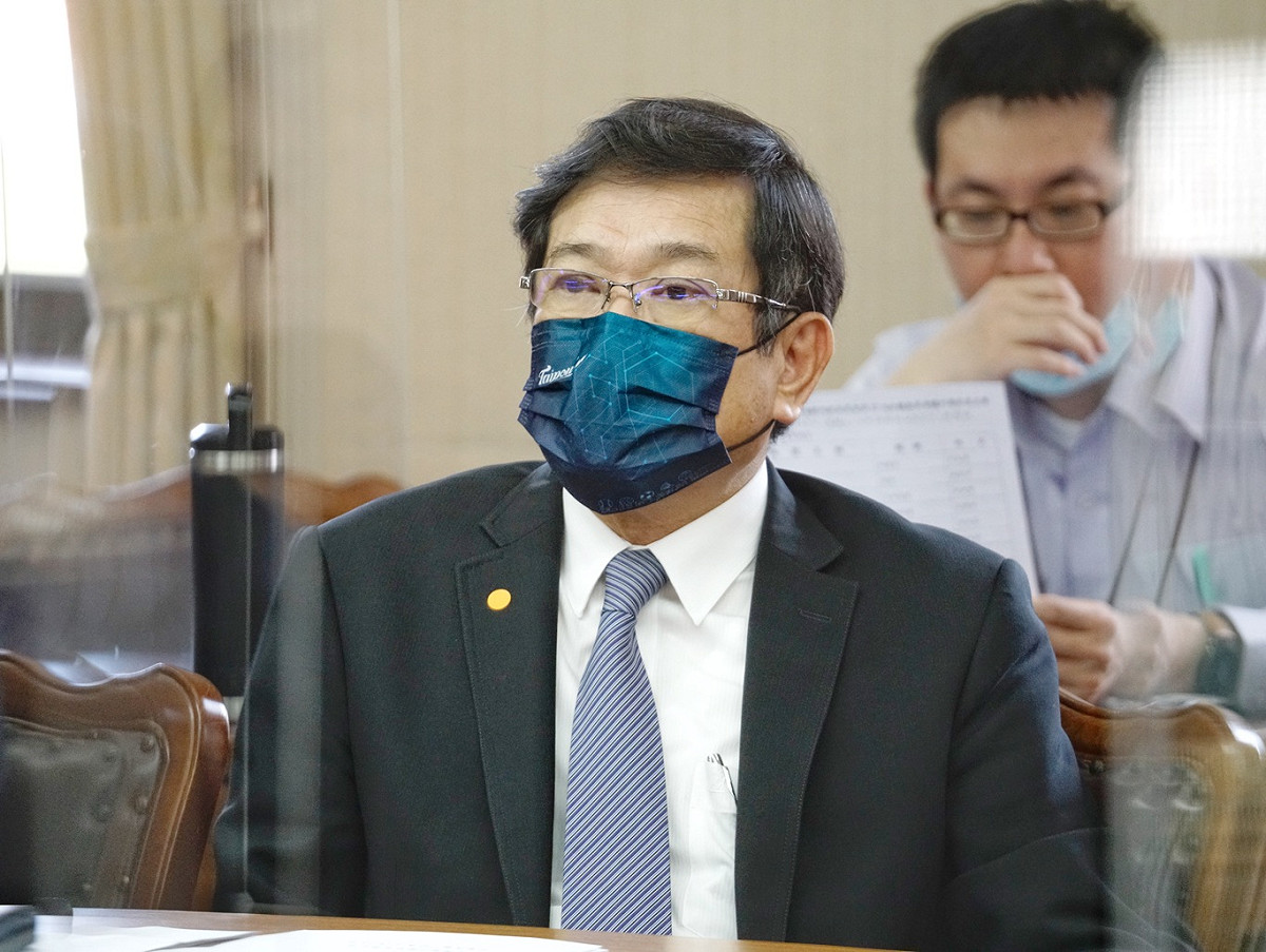 台電董事長楊偉甫到立院財政委員會備詢。 圖：張良一/攝