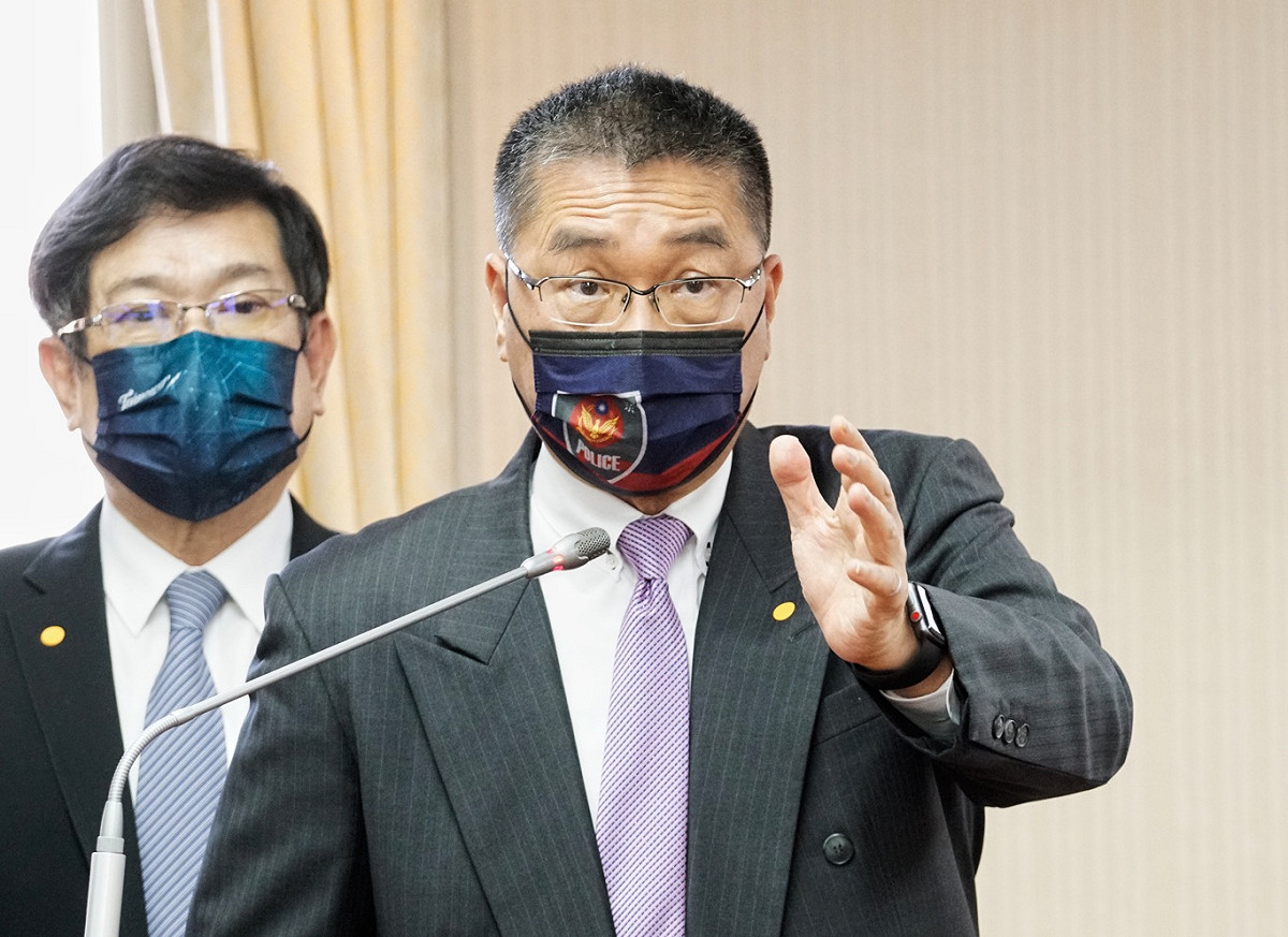 內政部長徐國勇在立院內政委員會備詢。 圖：張良一/攝