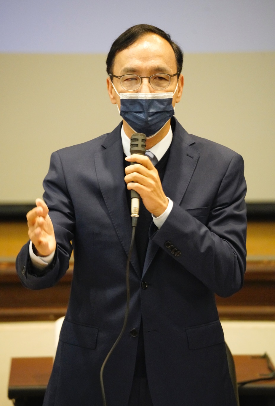 國民黨主席朱立倫。 圖：張良一/攝