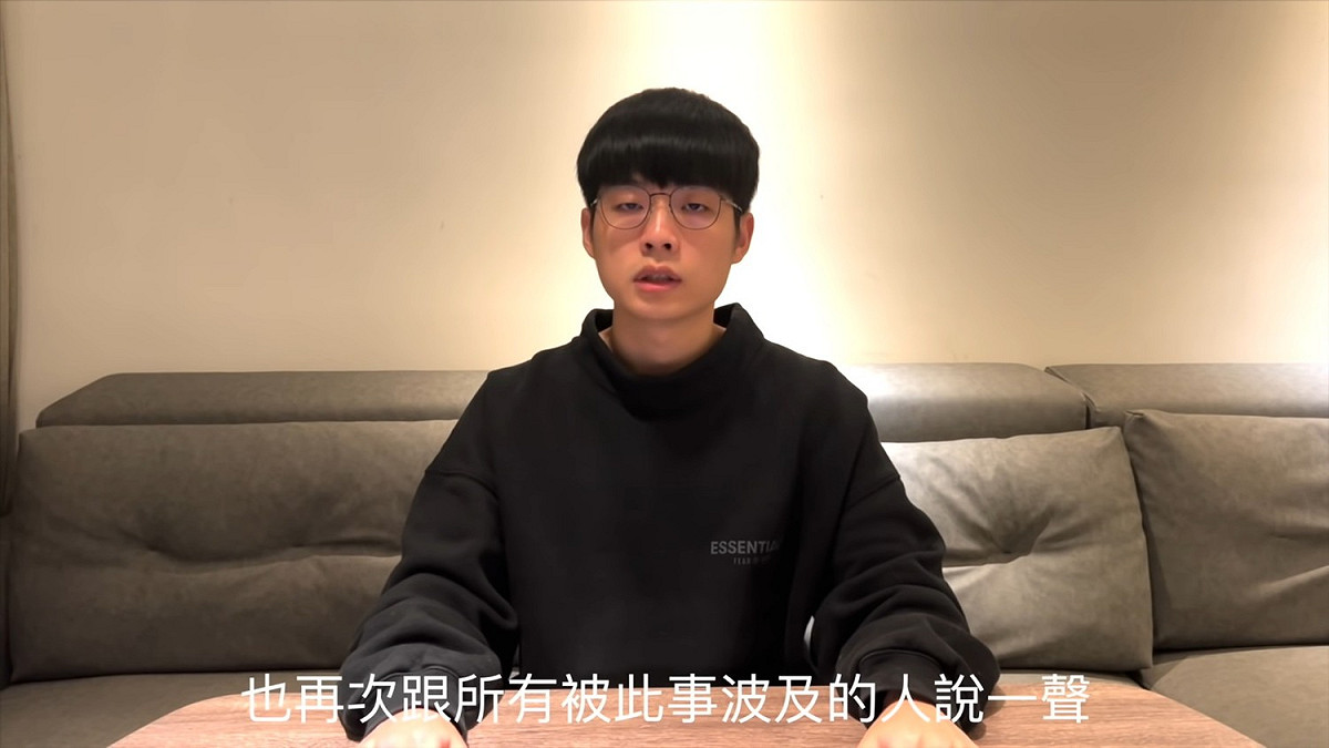 周周與劉偉健在谷阿莫的見證下達成和解，並各自於不同的YT頻道發表公開口述內容。 圖：翻攝自Toyz YT