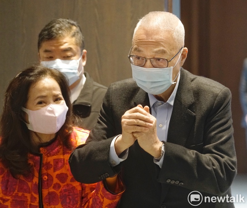 前副總統吳敦義伉儷出席張祖詒《總統與我》 新書發表會。 圖：張良一/攝