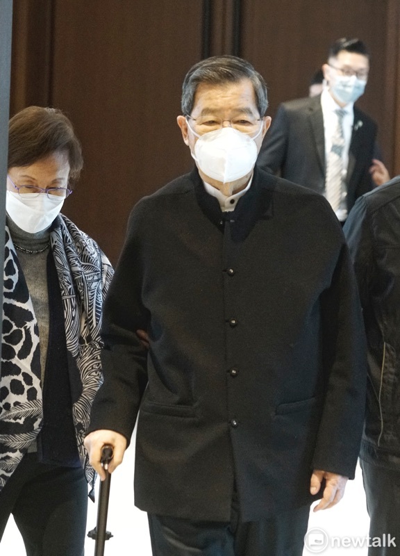前副總統蕭萬長伉儷出席張祖詒《總統與我》 新書發表會。 圖：張良一/攝