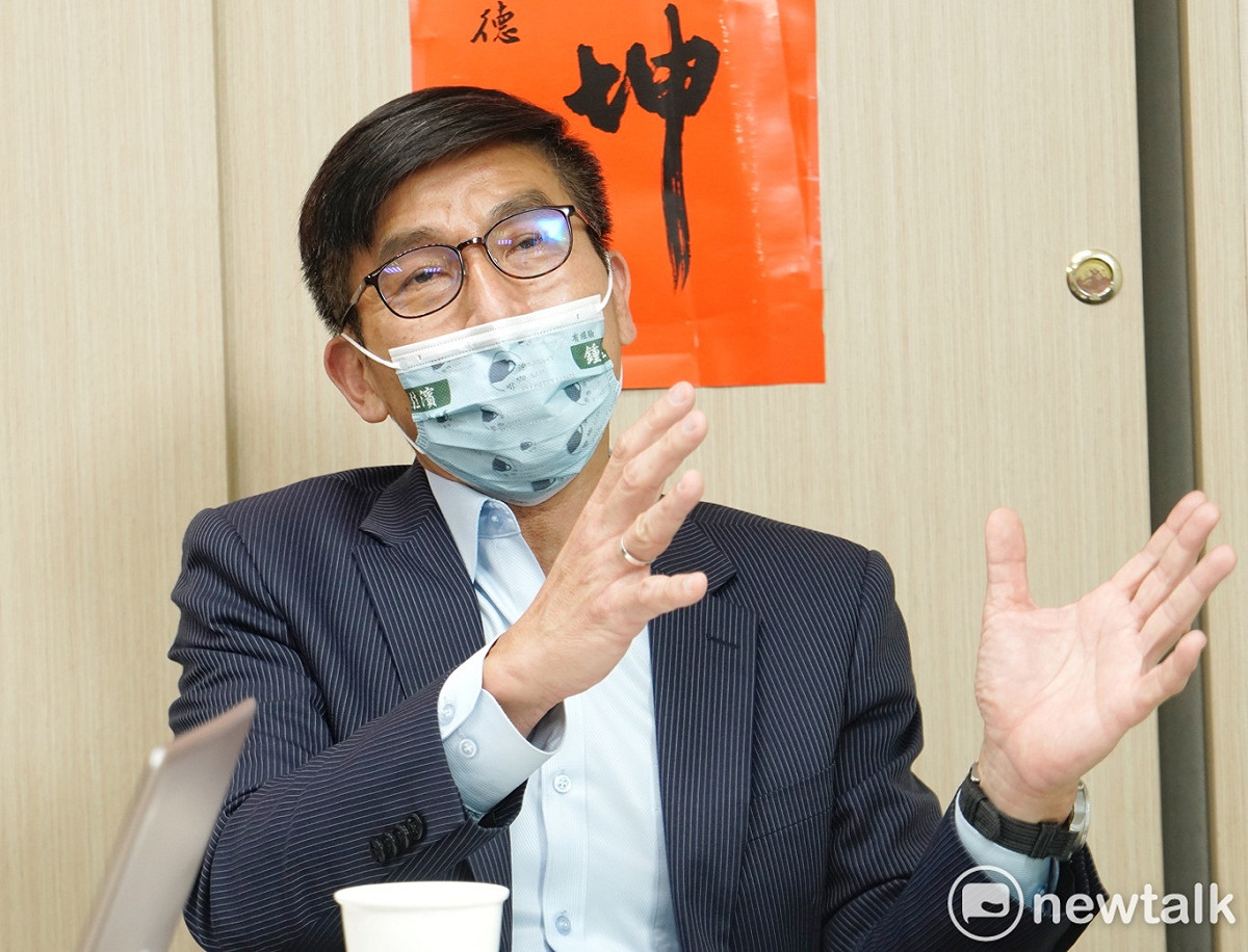 鍾佳濱說，與賴清德有革命情誼。 圖：張良一/攝
