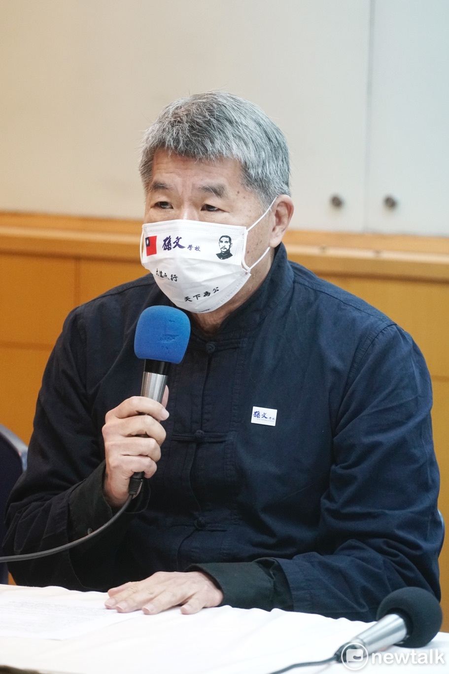 孫文學校總校長張亞中。 圖：張良一/攝（資料照）