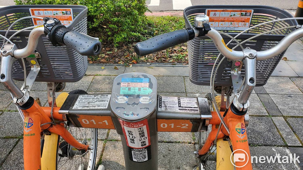 0303全台大停電，台北市信義區1.0 Ubike無法使用 。 圖：蔡幸秀攝