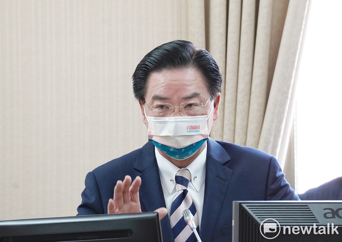 外交部長吳釗燮在立院外交及國防委員會備詢。 圖：張良一/攝（資料照片）