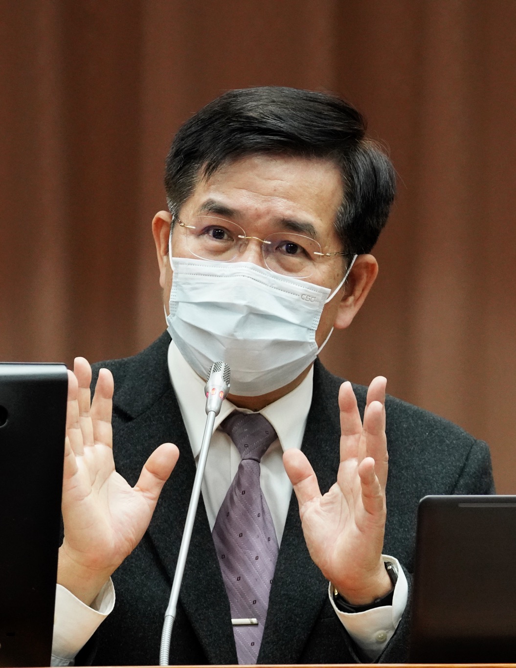 教育部長潘文忠在立院教育及文化委員會備詢。 圖：張良一/攝