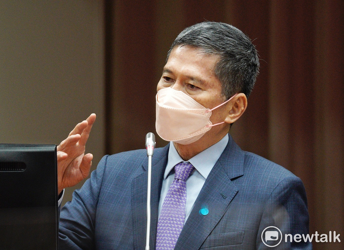文化部長李永得在立院教育及文化委員會備詢。 圖：張良一/攝