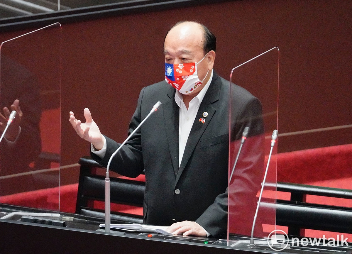 國民黨立委吳斯懷力挺退役軍官赴中國參加黃埔校慶，並表示「有什麼好怕的」。 圖：張良一/攝（資料照）