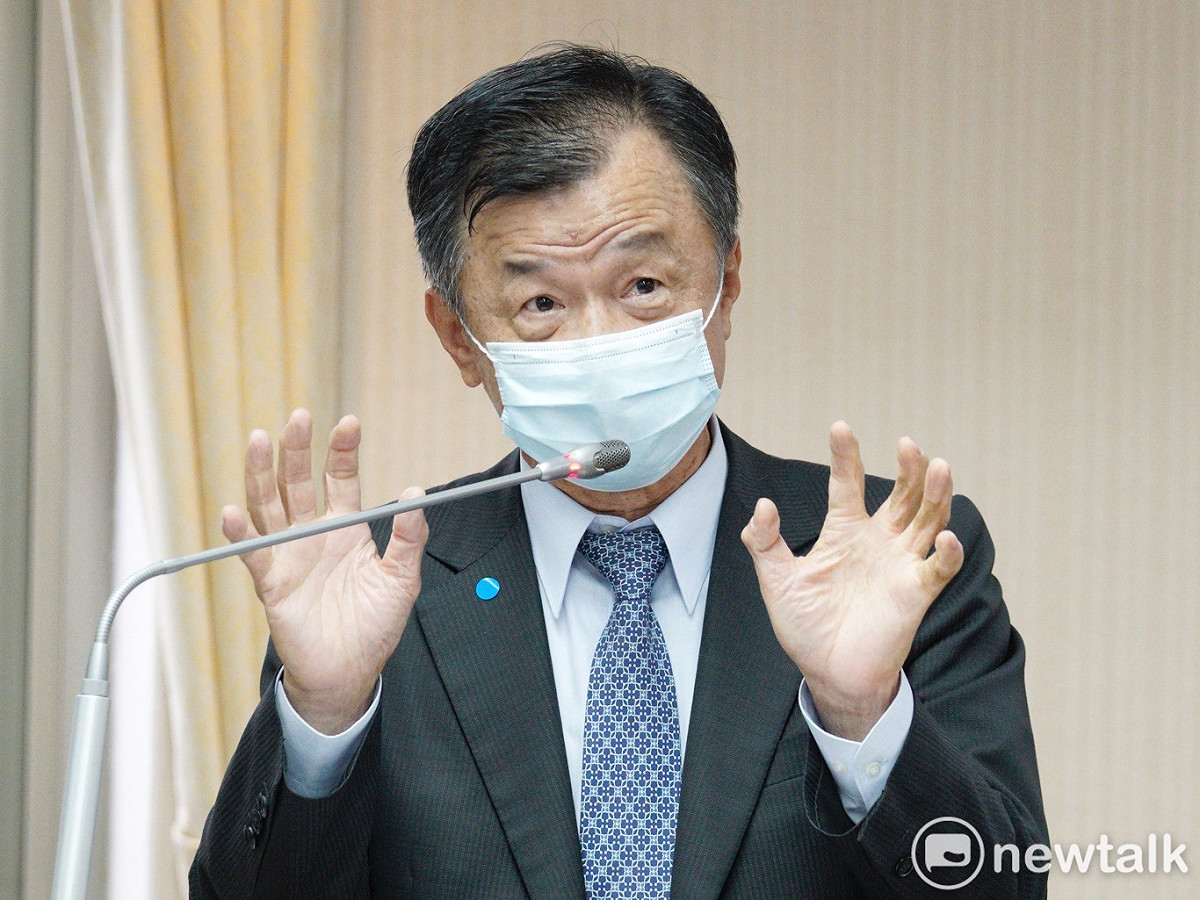 陸委會主委邱太三在立法院內政委員會備詢。 圖：張良一/攝