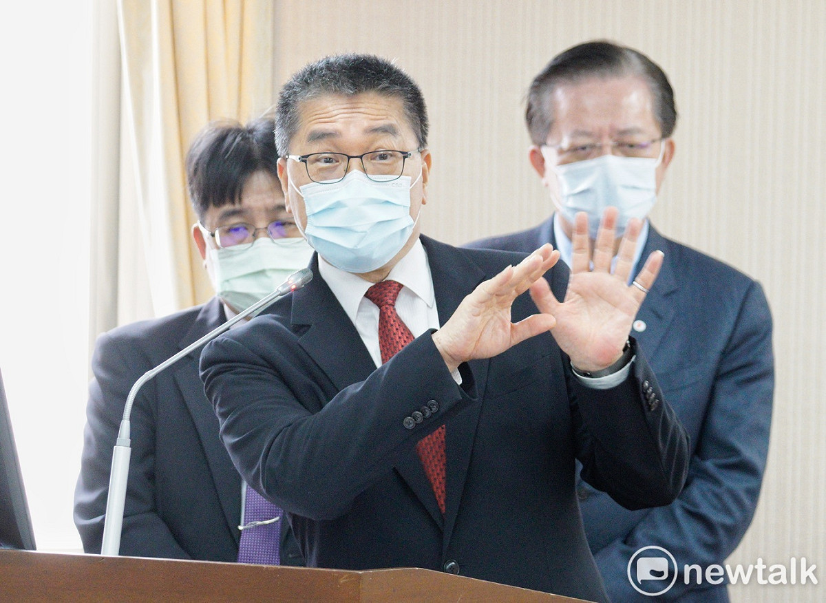 內政部長徐國勇今在立院內政委員會備詢。 圖：張良一/攝