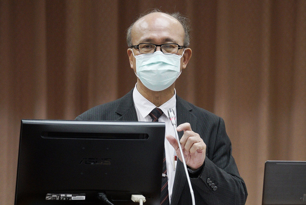 教育部常務次長、代理體育署長林騰蛟。 圖：張良一/攝（資料照）