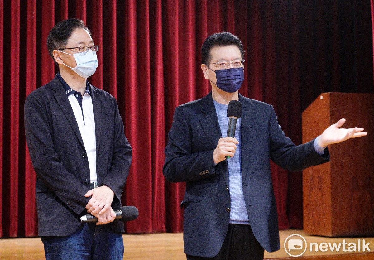 中廣董事長趙少康建議張善政，展現誠意請羅智強加入競選團隊，協助打「空戰」文宣。 圖：張良一/攝（資料照）