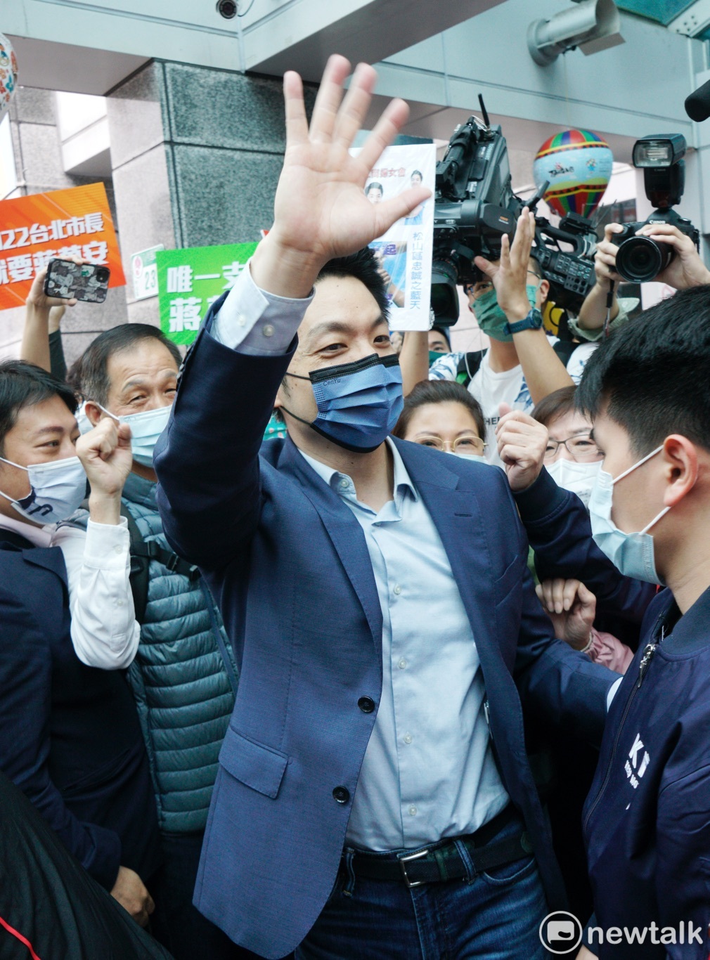 國民黨台北市長參選人蔣萬安。 圖：張良一/攝（資料照）