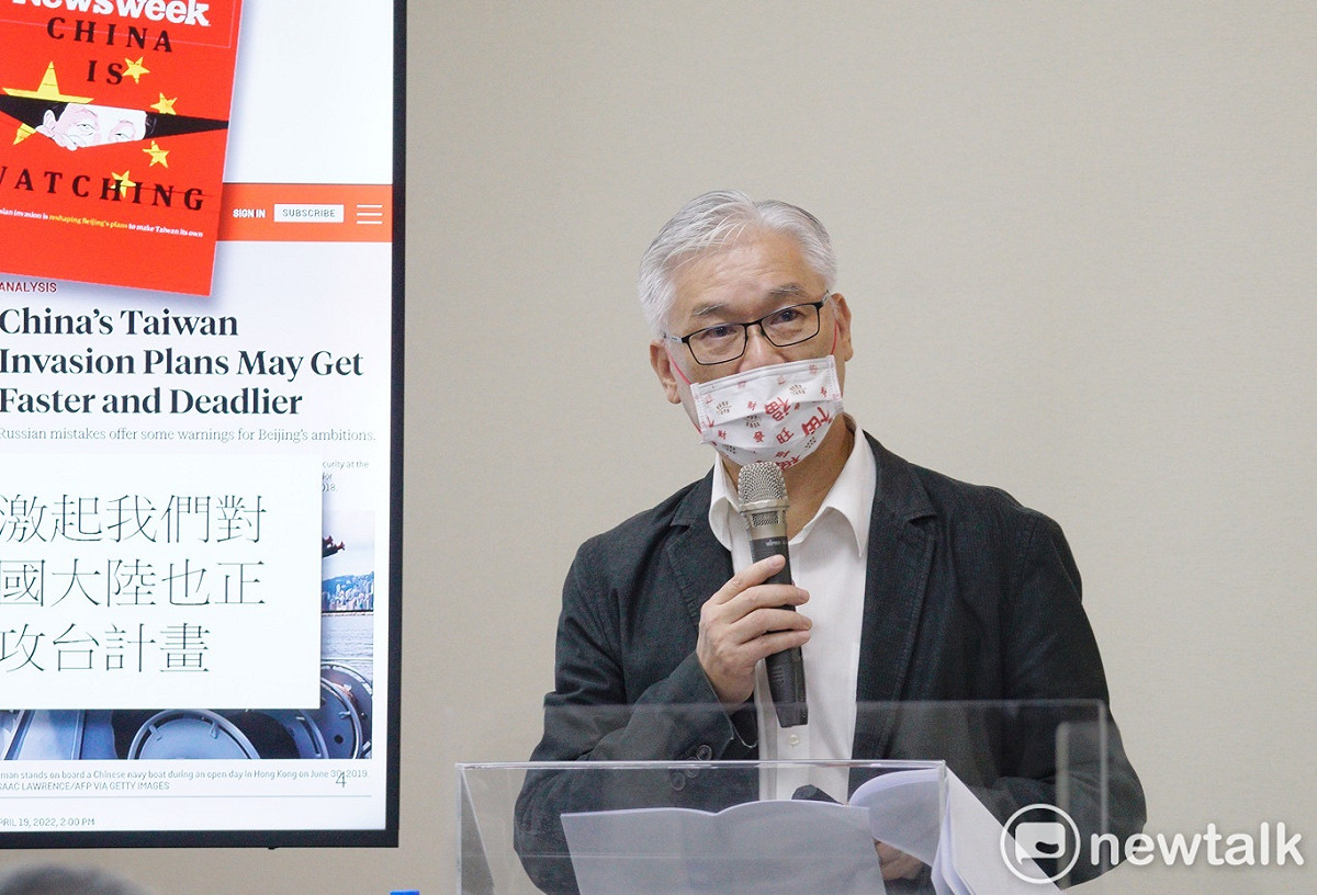 在中國對台軍演剛結束時，國民黨副主席夏立言就帶團訪中，引起國內一片撻伐。
