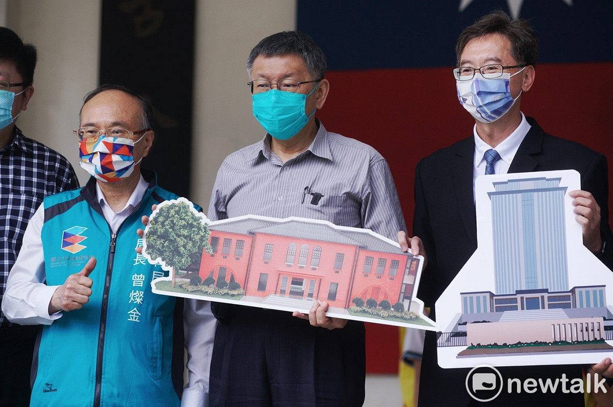 台北市長柯文哲出席成功高中歡慶創校一百年活動。 圖：張良一 / 攝