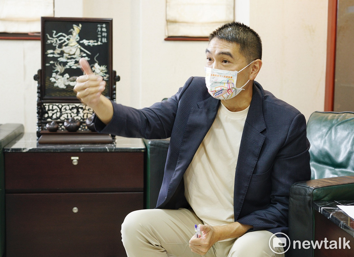 國民黨基隆市長參選人謝國樑接受新頭殼新聞網站專訪。 圖：張良一/攝