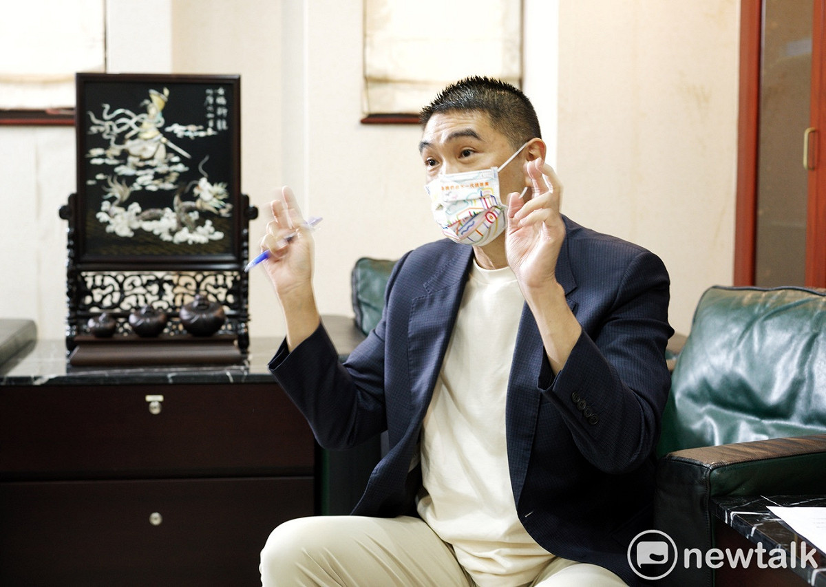 國民黨基隆市長參選人謝國樑接受新頭殼新聞網站專訪。 圖：張良一/攝