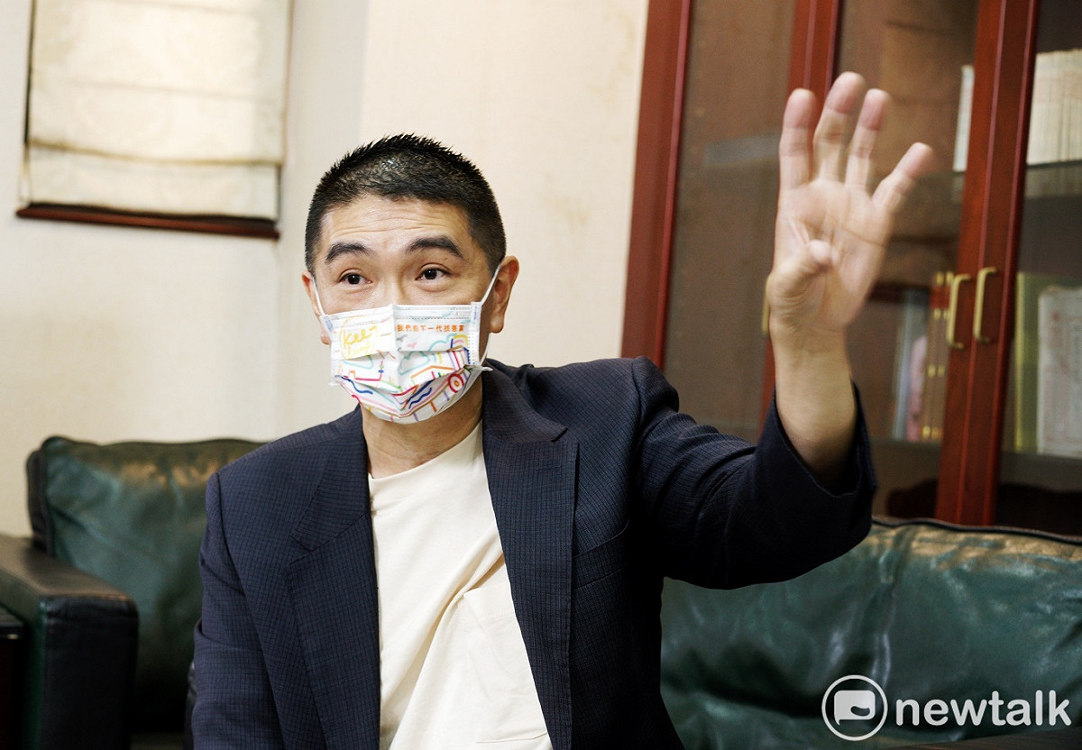國民黨基隆市長參選人謝國樑接受新頭殼新聞網站專訪。 圖：張良一 / 攝（資料照）